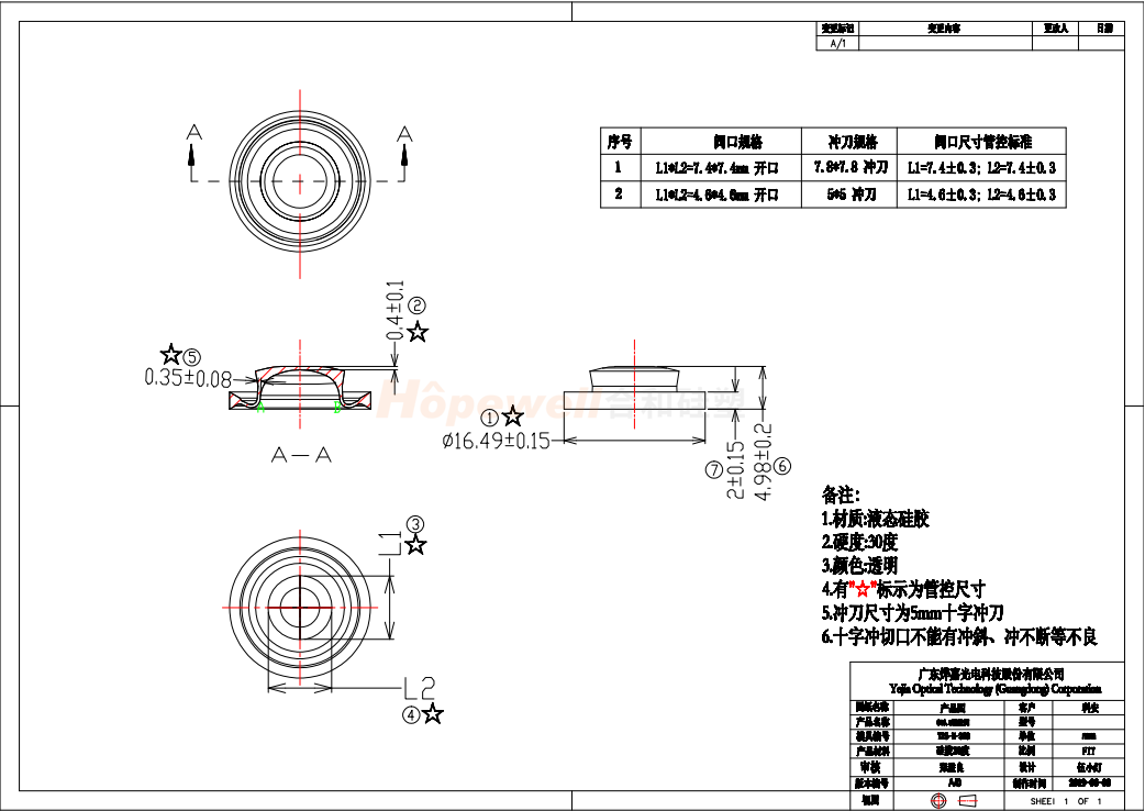 FDA食品级防漏16.5mmLSR硅胶阀厂家