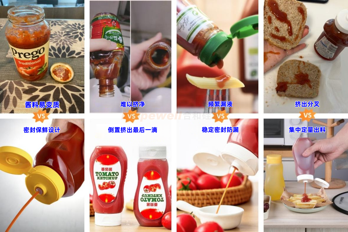 33/400硅胶阀酱料瓶盖